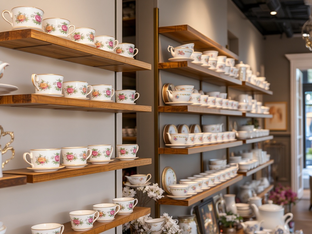 Cream silk backdrop with display