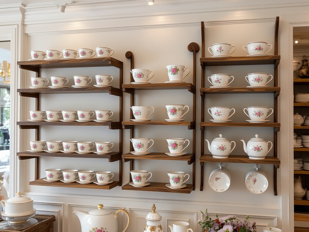 Graceful teacup collection